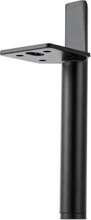 Set van 4 Meubelpoten - Meubelvoeten - Meubelpootjes - Voor Bank, Tafel, Tv-meubel en Bed - Rechte Poten -Zwart - Metaal - 15 cm Hoog