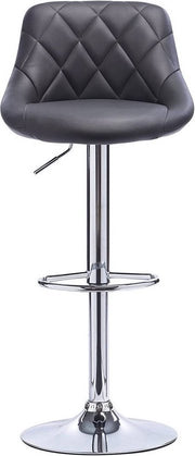 Designer Barkruk - Grijs - Ergonomisch - Verstelbaar - Zithoogte 60-82cm - Set van 1