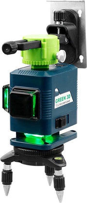 Happyment Zelfnivellerende Kruislijnlaser PRO - Laserwaterpas - Lijnlaser - Bouwlaser - Uitgebreide Set - Met statief - Opbergkoffer