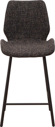 Barkruk - Zwart - Rugleuning - Ergonomisch - Zithoogte 67cm - Set van 1