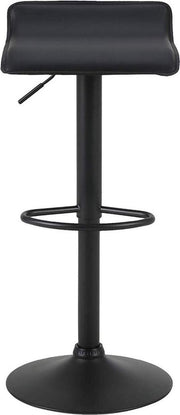 Barkrukken Wavey Zwart - Set van 2 - Keuken - Barstoelen - Zonder rugleuning - Verstelbaar in hoogte - Zithoogte 56-78cm