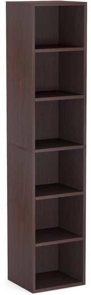 Opbergkast Ceylix - Boekenkast - Vakkenkast - Boekenrek - 180cm hoog - Woonkamer, slaapkamer, kantoor