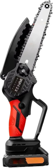 Mini Kettingzaag 15cm - Draadloze Elektrische Zaag - 21V Brusheloze Motor - 3000mAh Accu - Voor Hout & Tuinwerk