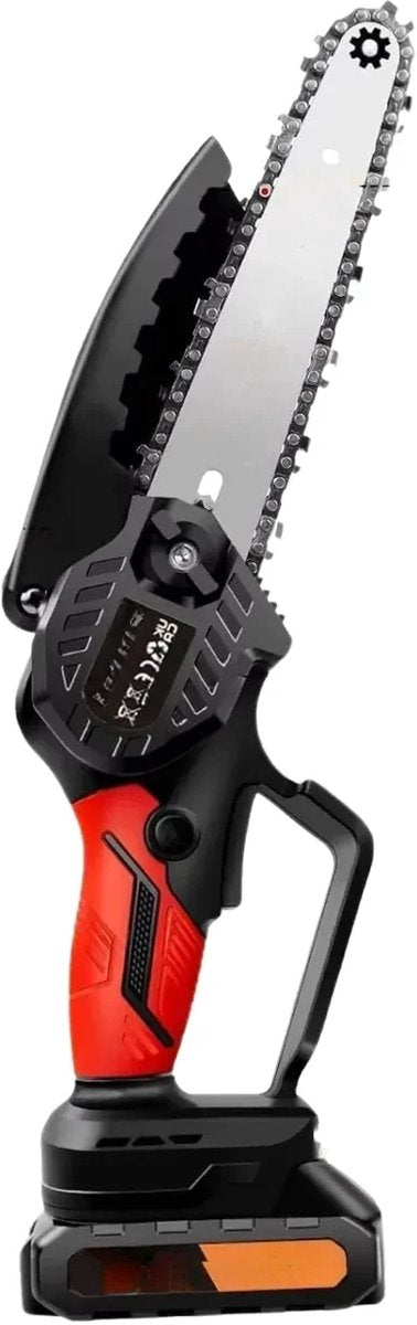 Mini Kettingzaag 15cm - Draadloze Elektrische Zaag - 21V Brusheloze Motor - 3000mAh Accu - Voor Hout & Tuinwerk