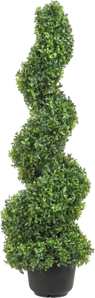 Kunstbuxus - Buxusboom Set van 2 - 122cm Hoog - Voor Binnen en Buiten - Incl. Reservebladeren