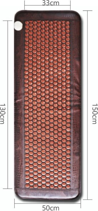 Happyment Massagematras - Massage Apparaat - Massagemat - Accupressuur Mat - Met Warmte - 50 x 150 cm
