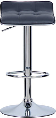Barkrukken Nora - Set van 2 - Keuken - Grijs - Barstoelen kunstleer- Verstelbaar in hoogte - Zithoogte 62-84cm