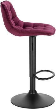 Barkrukken - Rood - Met rugleuning - Ergonomisch - Verstelbaar - Set van 2