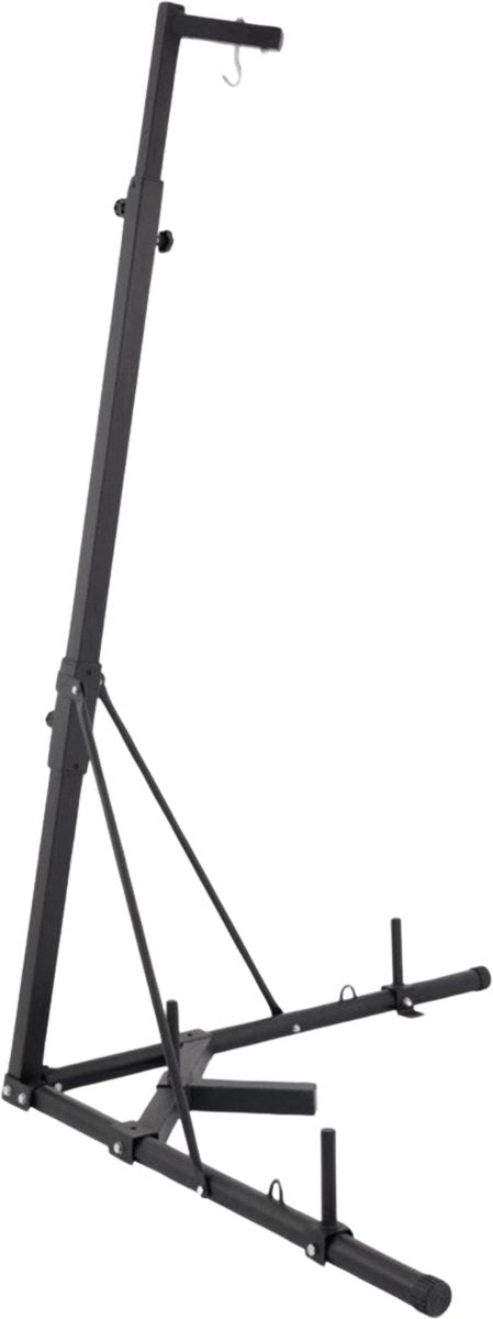 Bokszak standaard - 60KG - Zwarte Boksstandaard houder - Beugel - Verstelbaar 182 tot 230 cm Hoogte