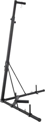 Bokszak standaard - 60KG - Zwarte Boksstandaard houder - Beugel - Verstelbaar 182 tot 230 cm Hoogte