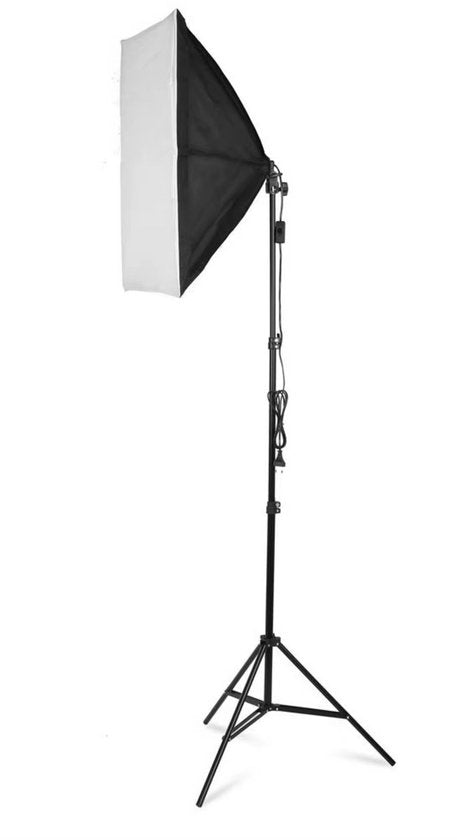 Fotostudio set Fioren - Softbox - Studiolamp - Fotobox - Studiolamp - Greenscreen met achtergrond systeem - Statief - 300x200cm
