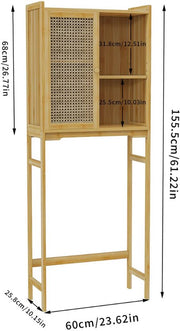 Wasmachine ombouw Grandiose - Meubelkast voor wc - Opbouwmeubel - Droger - 155x60cm