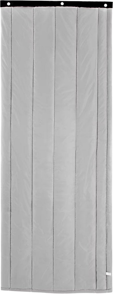 Deurgordijn - Vliegengordijn - Voor Winterisolatie en Privacy - Grijs 80 x 210 cm