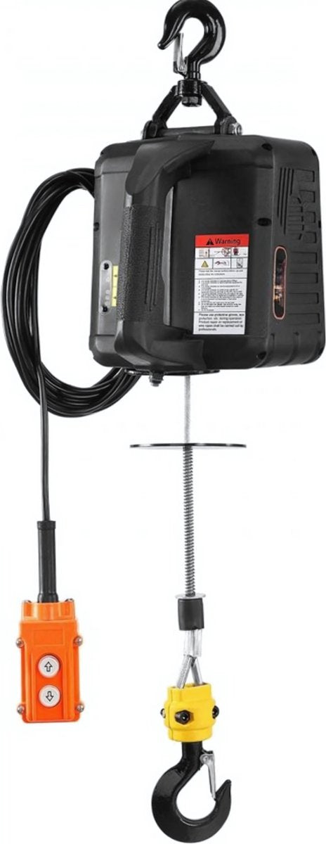 Elektrische Lier 3 in 1 - Met afstandsbediening - 1500W Motorlier - 500 kg - Hefhoogte 7 m - Kabeltakel - Takel Handmatig / Bedraad / Draadloos