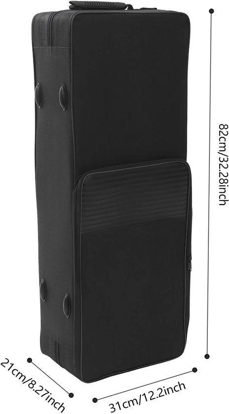 Saxofoontas - Saxofoon koffer - van Hoogwaardig Nylon Canvas - Beschermhoes voor Dagelijks Gebruik & Reizen - Lichtgewicht & Veelzijdig