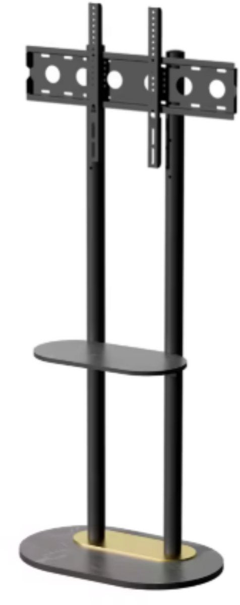 TV vloerstandaard Luxe Opulence - 40-75 inch - Zwart - Standaard beugel - Staand - Robuust - In hoogte verstelbaar - 40KG