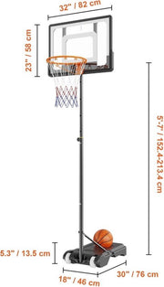 Verstelbare basketbalpaal PRO - Basketbalring - Voor buiten