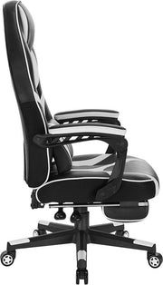Bolt Edge Gamestoel - Wit - Ergonomisch - Met voetsteun - Verstelbaar - Gaming chair