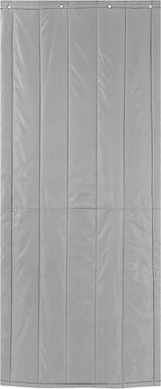 Deurgordijn - Vliegengordijn - Voor Winterisolatie en Privacy - Grijs 90 × 210 cm
