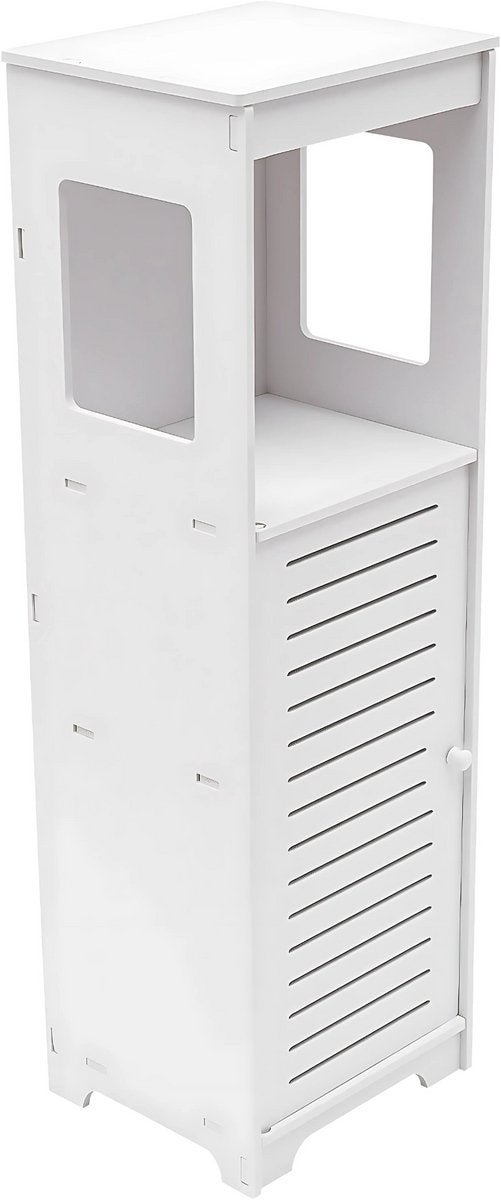 Badkameropbergkast Nevo - Opbergkast - Badkamermeubel - 4-Laags - 90cm