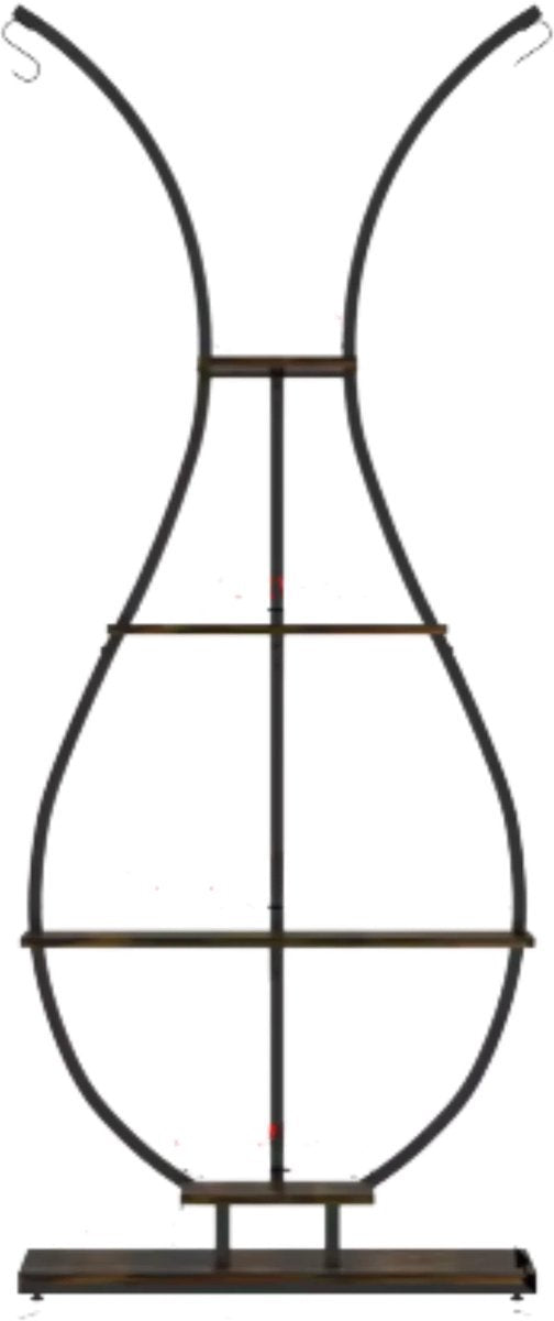 Plantenstandaard Madelief Opulence - Vaas vorm - Plantenrek - Plantentafel - Voor binnen & buitengebruik - Bloempothouder - Bamboe - Zonder verlichting