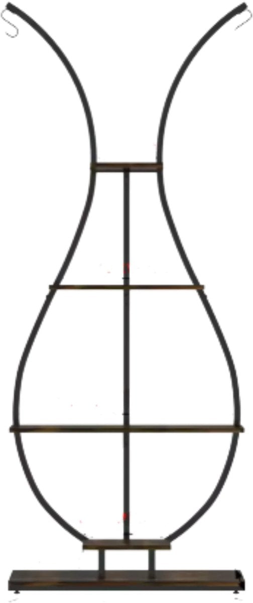 Plantenstandaard Madelief - Vaas vorm - Plantenrek - Plantentafel - Voor binnen & buitengebruik - Bloempothouder - Bamboe - Zonder verlichting