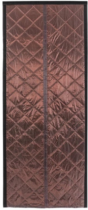 Thermische gordijnen - Isolerend - Bruin - Voor deuren in huis of kantoor - Magnetisch - 95x210cm