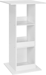 Bolt Edge Bartafel - Vierkant - Wit - Voor binnen - Met opbergruimte