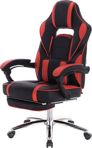 Bolt Edge Gamestoel - Leer - Met Rug- en Armleuning - In Hoogte Verstelbaar - Ergonomisch - Rood