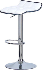 Barkrukken - Wit - Verstelbaar - Zithoogte 62-84cm - Set van 2