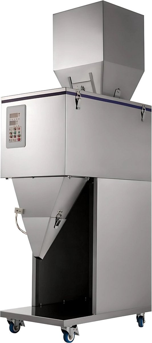 Professionele Vulmachine - Poeder - Keuken - Fijn maler - Pneumatisch - Twee Uitgangen - 100-1000ML - RVS