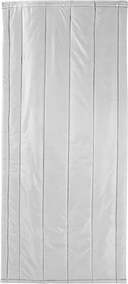 Deurgordijn - Vliegengordijn - Voor Winterisolatie en Privacy - Grijs 80 × 200 cm