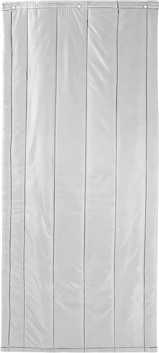 Deurgordijn - Vliegengordijn - Voor Winterisolatie en Privacy - Grijs 80 × 200 cm