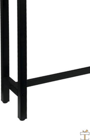 Happyment Bartafel deluxe - Rechthoekig - Bartafel voor Binnen - Metaal - Zwart - 140x40x100cm
