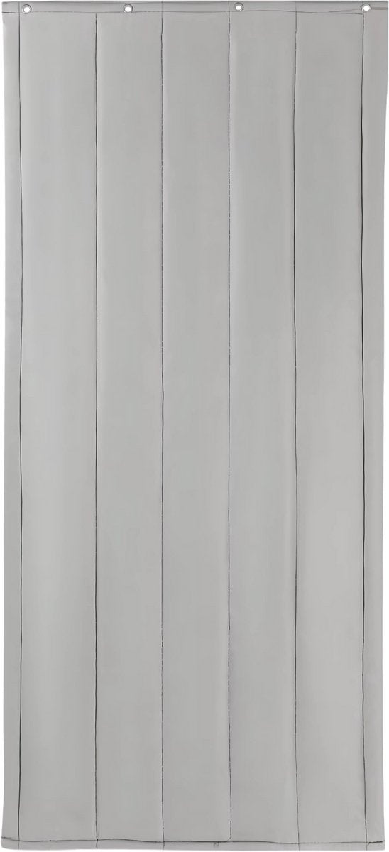 Deurgordijn - Vliegengordijn - Voor Winterisolatie en Privacy - Grijs 90 × 200 cm