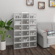 Happyment Schoenenbox Zoda - Transparant - 12 stuks - Sneakerbox - Schoenendoos - Opbergsysteem - Opbergbox
