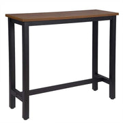 Happyment Bartafel Jamaica - Voor binnen - Keuken - Hout - Metaal - Rechthoekig - Zwart/bruin - 120x40x100cm