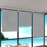 Rolgordijn - Beige - 100x240cm - Verduisterend - Isolerend - Zonder boren