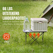 Campingtafel - Opvouwbare picknicktafel - 66KG draagvermogen - Voor 4 personen