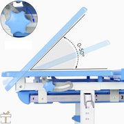 Happyment Kinderbureau - Kindermeubel - Speeltafel - kinderbureau - Tekentafel - Blauw