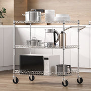 3-laags cart - Trolley - Organizer - Keukenopslag - Service kart
