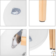 Bolt Edge Bijzettafel - Rond - Koffietafel - Modern Ontwerp - 50x44cm