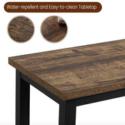 Bartafel - Industrieel - Hout en metaal - Rechthoekig - 100x40x100cm