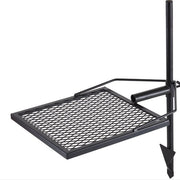 Draaibare Grill - 41x41cm - Staal - 6 kg Draagvermogen - Inclusief Draagtas - Zwart