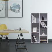 Bolt Edge Boekenkast - Wit - 7 vakken - Voor woonkamer of kinderkamer - MDF