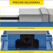 Bankschroef 152mm - Hoge Precisie - Bankklem - Werkbank klem - Voor NC/CNC-machines - Precisieklemmen