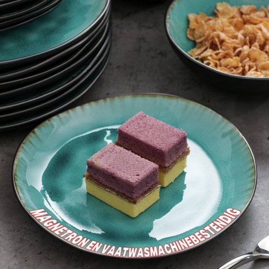 Happyment Keramisch Serviesset - Vintage - Veelzijdig Gebruik - Premium Kwaliteit