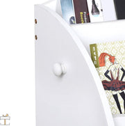 Happyment Boekenkast voor kinderen - Speelgoedkast - Kinderkamer - Opbergkast kind - Boekenrek - Hout - 83x30x98cm