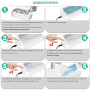 Ultrasone Sieradenreiniger - 650ML - Voor Goud, Zilver, Ringen, Kettingen & Kunstgebitten - Diepe Reiniging
