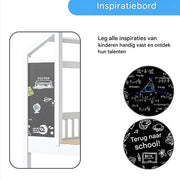 Kinderbed 90 x 200 cm - Voor Kinderen - Huisbed - Peuterbed - Met lattenbodem - Zonder matras